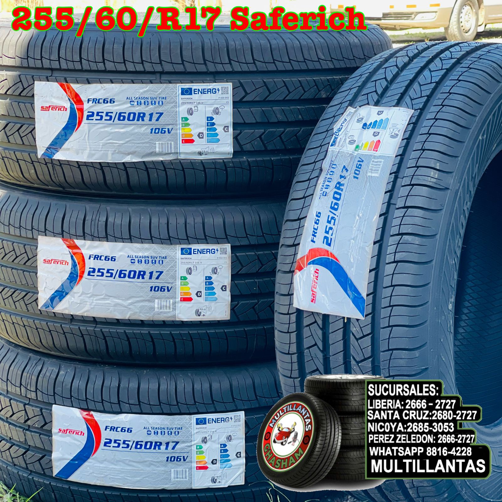 255/60R17 SAFERICH FRC66